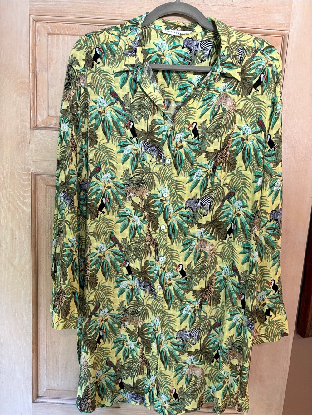 Jane & Delaney Tropical Print Shirt XL